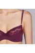 Red bras - wire and cup- Andres Sarda 2018  Verbier,  garnet red lingerie , cups B, C