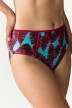 Tropical print Bikinis, Hight brief,  Palm Spring pink flavor- Primadonna Big Sizes 2019