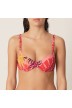 Bikinis Tropicales, aro y espuma- Laura Fiori rosa, escote aro y espuma