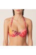 Bikinis Tropicales, aro y espuma- Laura Fiori rosa, to the neck