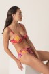 Bikinis Tropicales, aro y espuma- Laura Fiori rosa, wire and padded
