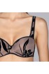 Wire bras- balcony bras, cup D, cup E, large size- Durero taupe, Andres Sarda 2019, Lingerie