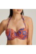Bikinis bandeau imprimé cachemire bleu - Bikini bandeau Casablanca Primadonna Grande taille 2020, jusqu'à la taille E, F, G