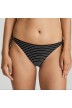 Culotte bikini liens rayé noire grandes tailles, culotte liens bikini, Primadonna Sherry noir 2020, jusqu'à la taille 46