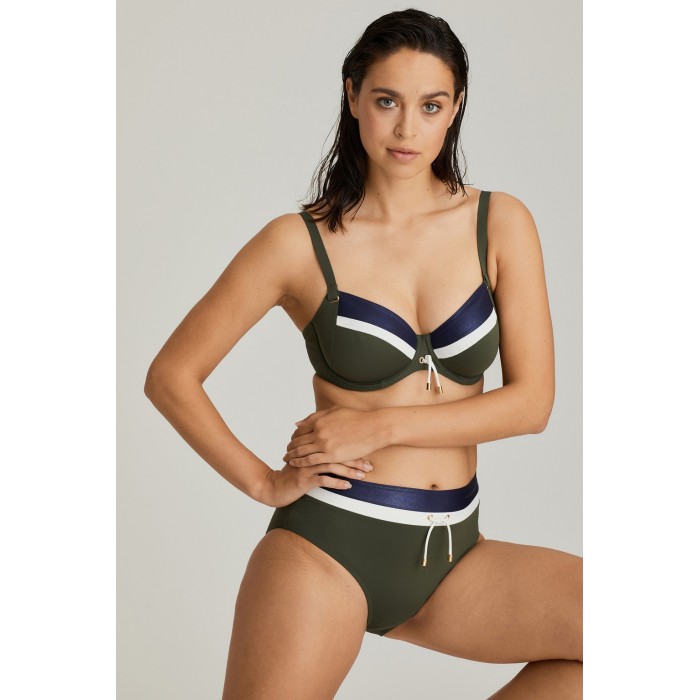 Bikini à armature vert militaire grandes tailles, Primadonna Ocean vert grandes tailles 2020, bonnet E, F, G