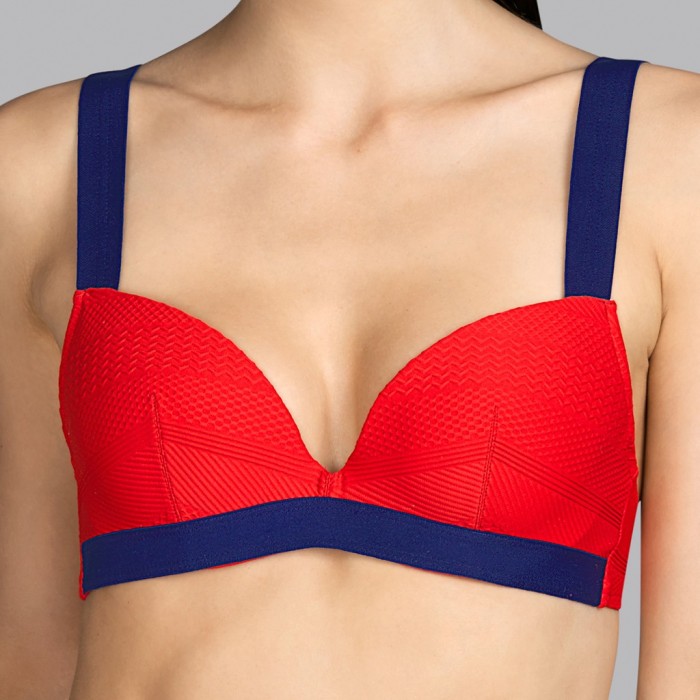 Bikini con relleno rojo Fiera escarlata Andres Sarda - Bikini con relleno Mod rojo 2020