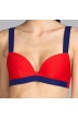 Maillot e bain rembourré rouge Écarlata ardent Andres Sarda - Bikini rembourré Mod rouge 2020