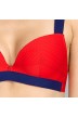 Maillot e bain rembourré rouge Écarlata ardent Andres Sarda - Bikini rembourré Mod rouge 2020
