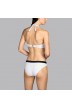 Bikini triángulo halter sin relleno blanco Andres Sarda, 2 posiciones - Bikini triángulo Mod blanco 2020