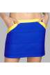 Falda pareo azul y amarillo Andres Sarda- Falda Pareo Mod Azul y amarillo 2020