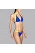 Bikini azul y amarillo Andres Sarda, braga italiana - Bikini Mod azul y amarillo 2020