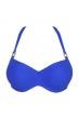 Padded Blue Electric Balconet Bikini Big Sizes , Primadonna Blue Sahara Hoop Large Sizes 2020, Cup E, F, G