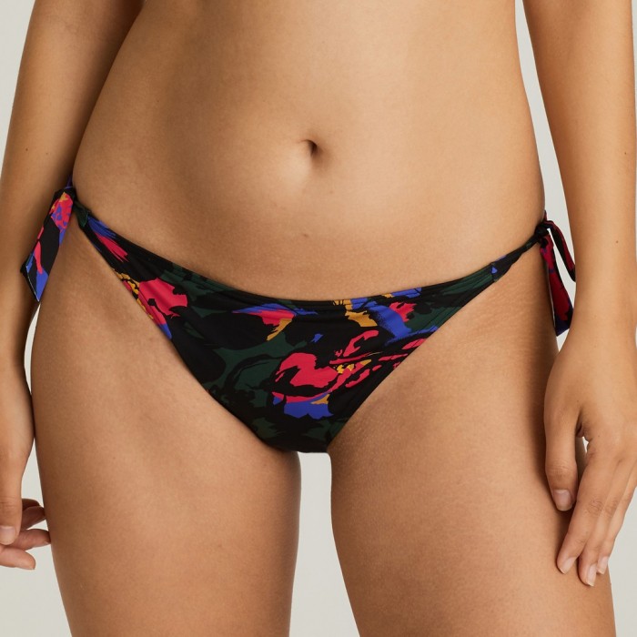 Imprimé fleurs noeuds bikini- Culotte bikini Oasis Black Cactus Primadonna noeuds Grandes tailles 2020 jusqu'à la taille 44