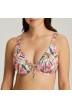 Bikini triangle fleurs, bikini triangle grandes tailles, Primadonna Sirocco Pink fleurs 2020, bonnet E, F, G