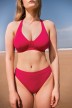 Bikini triangulo, relleno de quita y pon rojo tallas grandes, bikini top Primadonna Holiday rojo tallas grandes 2020,