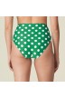 Maillot de bain culotte haute vert, pois - Bikini culotte haute Rosalie Kelly vert à pois 2020
