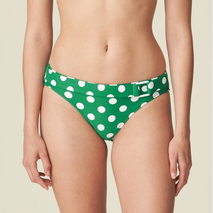 Maillots de bain culotte vert, pois- Bikini culotte Rosalie Kelly vert à pois 2020