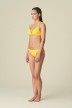 Maillot de bain triangle jaune sans rembourré- Bikini triangle top Aurelie bain jaune Soleil 2020