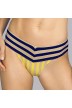 Bikini culotte rayée jaune Andres Sarda - Bikini Naif jaune, toffe et bleu marine 2020