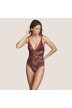 Body dentelle- body lingerie- Andres Sarda Lingerie Mamba Rouge Boudoir, lingerie dentelle, taille 100, bonnets B, C