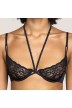Black bra- lace bra, non padded- Tiger Black Andres Sarda lace Lingerie, bras, size 85,100, cup B, C