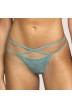 Lace thong- Tiger Bali Green Andres Sarda lace lingerie, undrewear