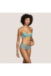 Lace high brief- Tiger Bali Green Andres Sarda lace lingerie, undrewear