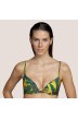 Haut de Bikini jaune rembourré à armature ANDRES SARDA- Lamarr Jaune, Bikinis femme 2021- Haut de bikini imprimé tropical, B-E