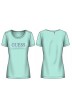 T-shirt coton turquoise GUESS SS VN MIRIANA TEE- logo T-SHIRTS Femme GUESS- Online