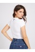 T-shirt coton blanc GUESS SS VN MIRIANA TEE- logo T-SHIRTS Femme GUESS- Online