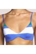 Haut maillot bain à armatures bleu rayé ANDRES SARDA- non rembourré- ELSA BLEU Bikinis sans rembourré 2021