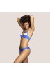 Bikini azul rayas ANDRES SARDA, bikini top sin relleno y aros- ELSA AZUL Bikinis sin relleno Baño mujer 2021