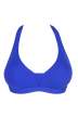 Bikini triángulo azul relleno almohadillas tallas grandes, bikini top Primadonna Holiday Azul tallas grandes 2021