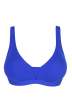 Blue triangle removable pads Bikini large size, bikini top Primadonna Holiday Blue plus size 2021