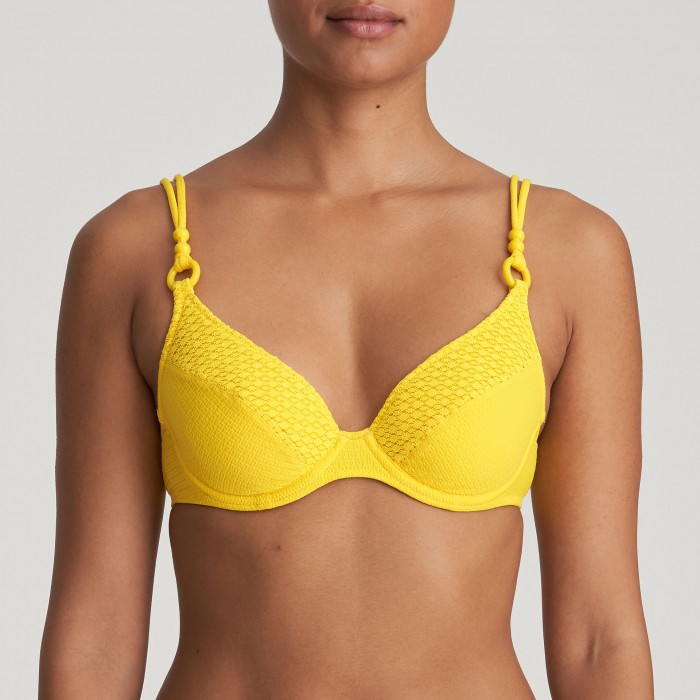 Bikini amarillo con relleno...