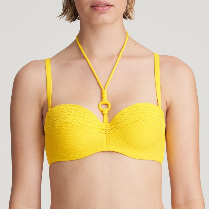 Yellow bandeau Bikini,...