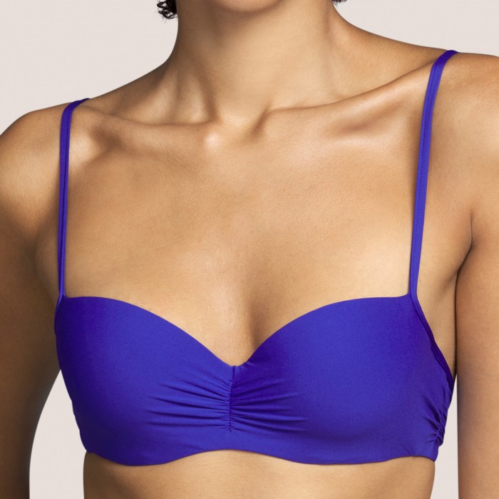 Bikini balconette azul con aro ANDRES SARDA, con aro y relleno- Adichie AZUL, Bikinis con relleno 2021
