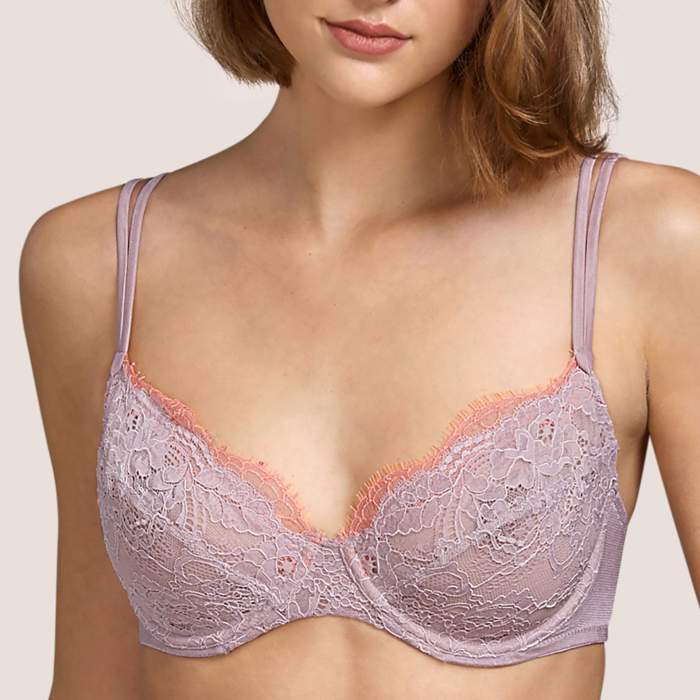Pink wired  bra, d, e, cup,...