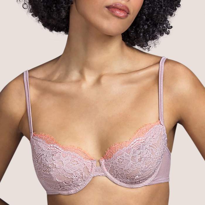 Pink wired bra, b, c, cup,...
