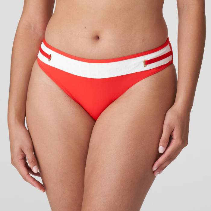 Red Bikini plus size brief,...