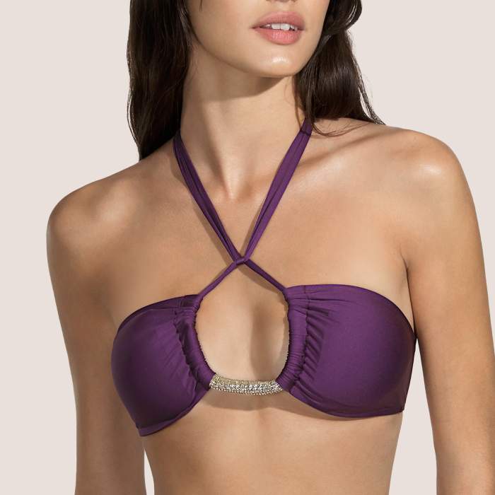 Purple triangle Bikini...